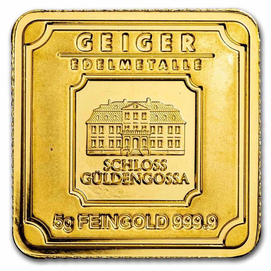 5 gram Gold Bar - Geiger Edelmetalle (Originals Series)