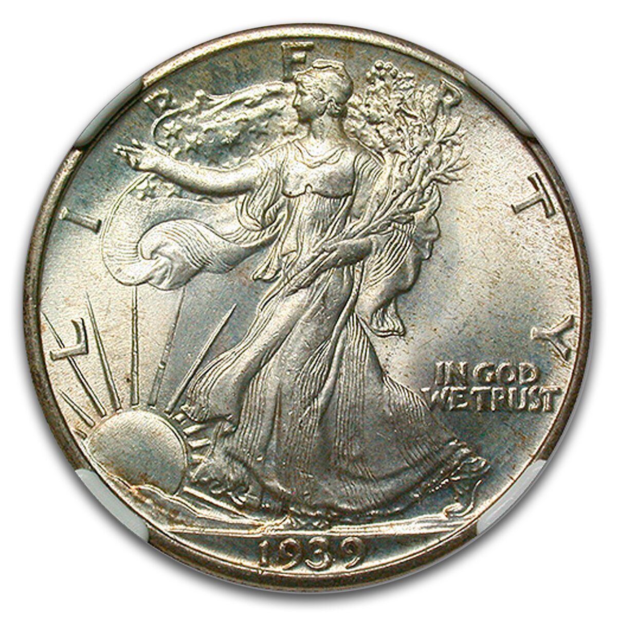 1939 Walking Liberty Half Dollar MS-67 NGC