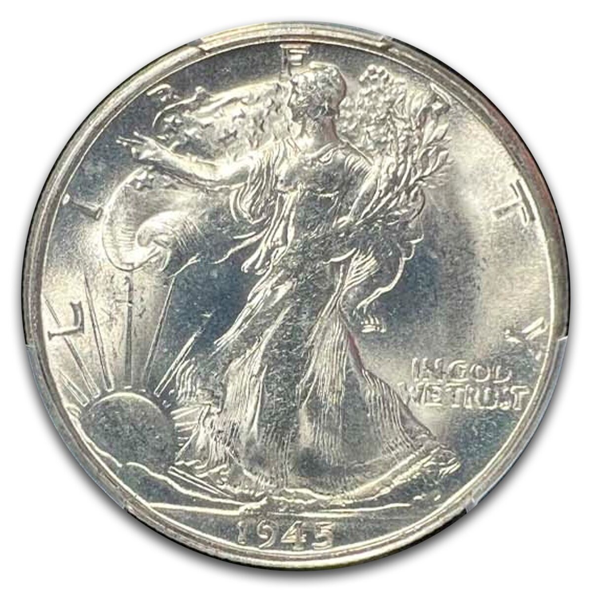 1945-S Walking Liberty Half Dollar MS-64 PCGS