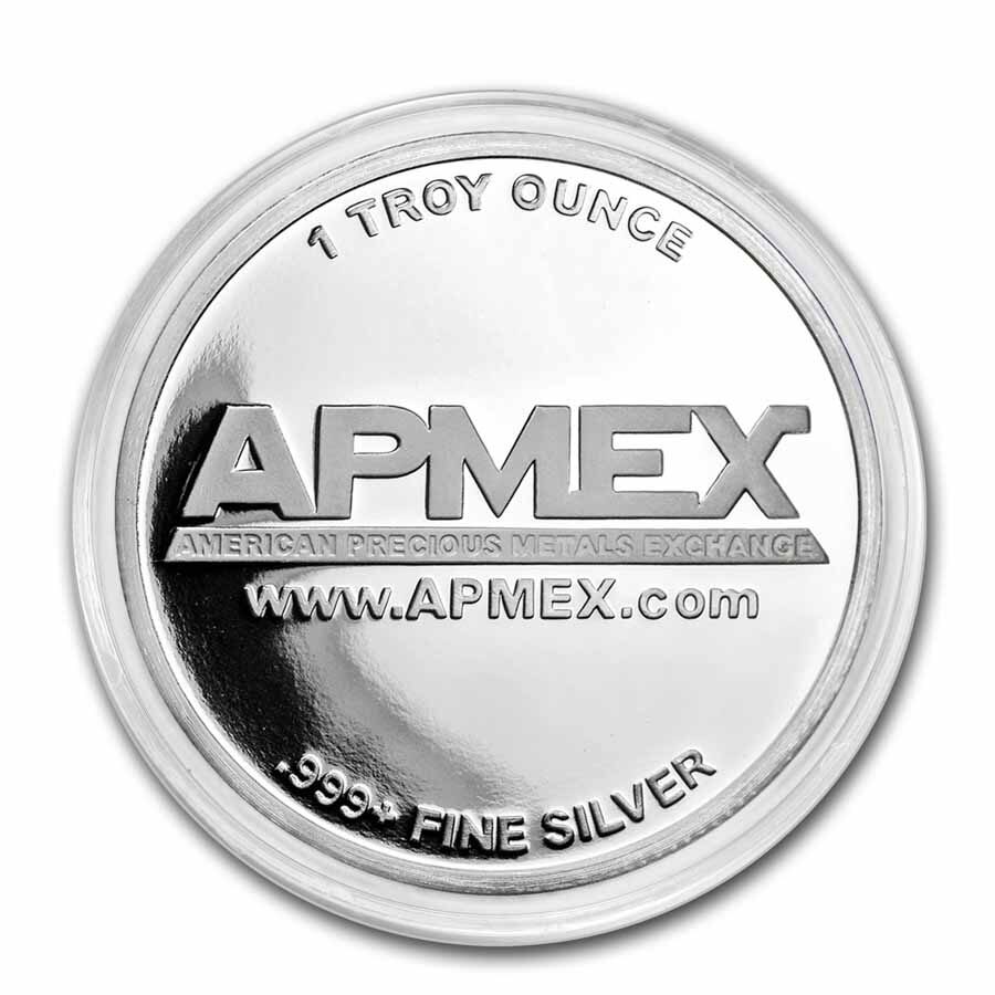 1 oz Silver Colorized Round - APMEX (Star of David)