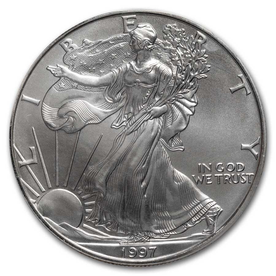 1997 American Silver Eagle MS-70 PCGS