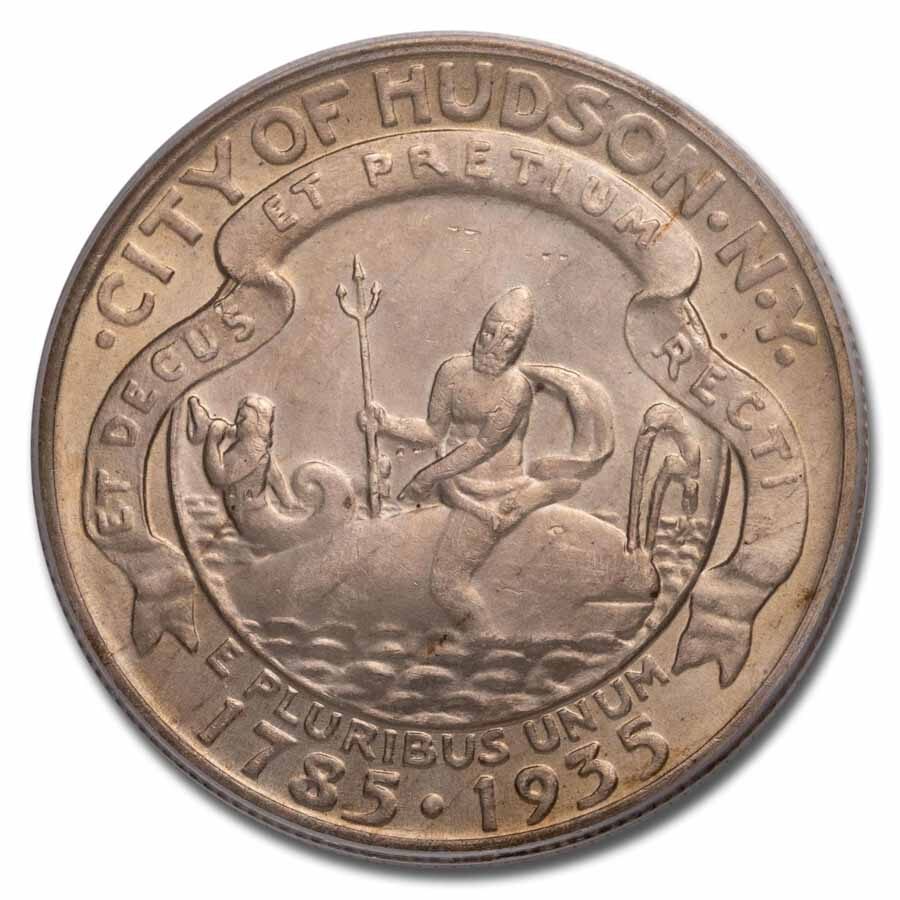 1935 Hudson Half Dollar MS-64 PCGS