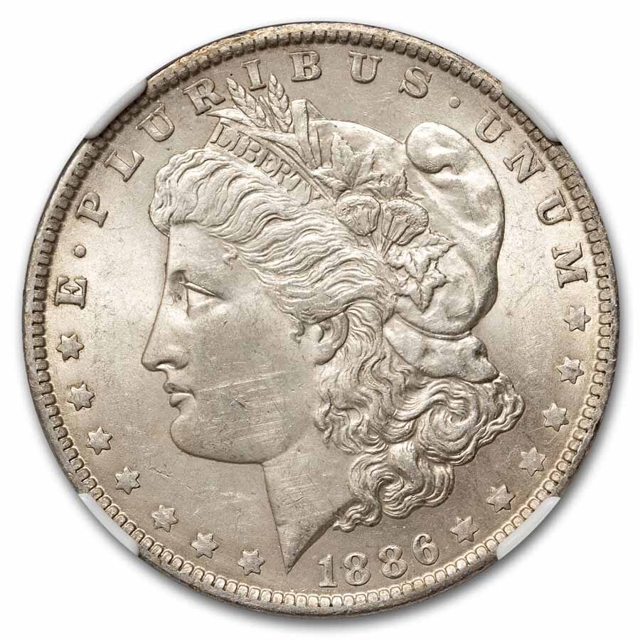 1886-O Morgan Dollar MS-63 NGC