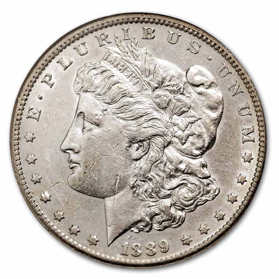 1889-CC Morgan Dollar AU-53 NGC