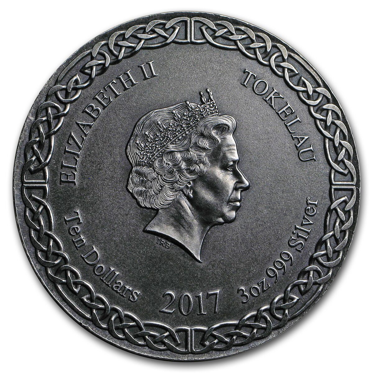 2017 Tokelau 3 oz Silver Max Relief (Legends of Asgard, Ymir)