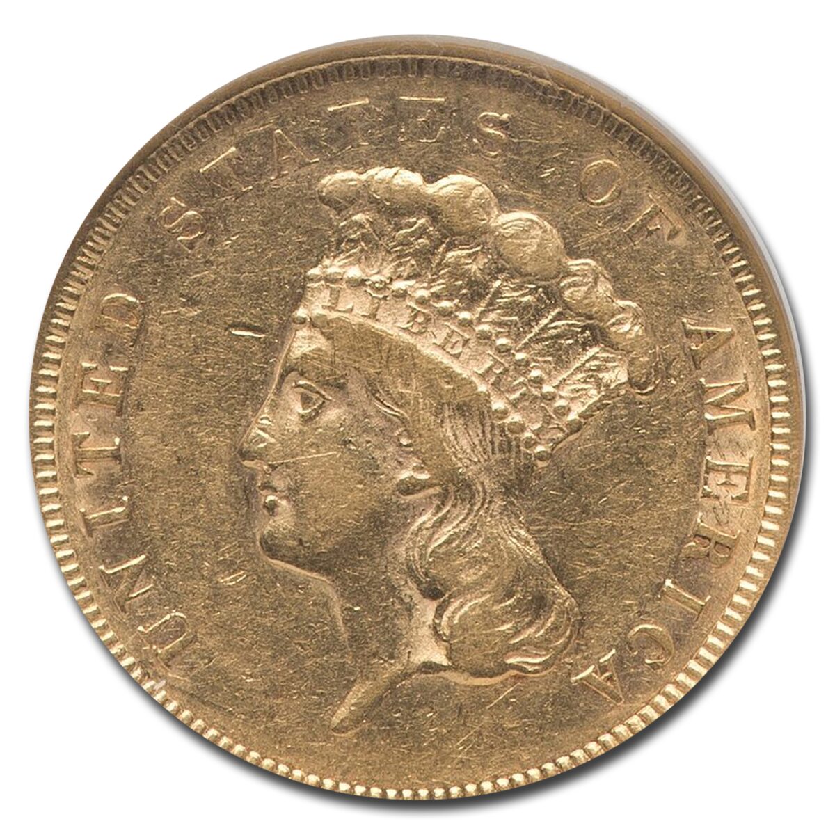 1855 $3 Gold Princess XF-45 NGC