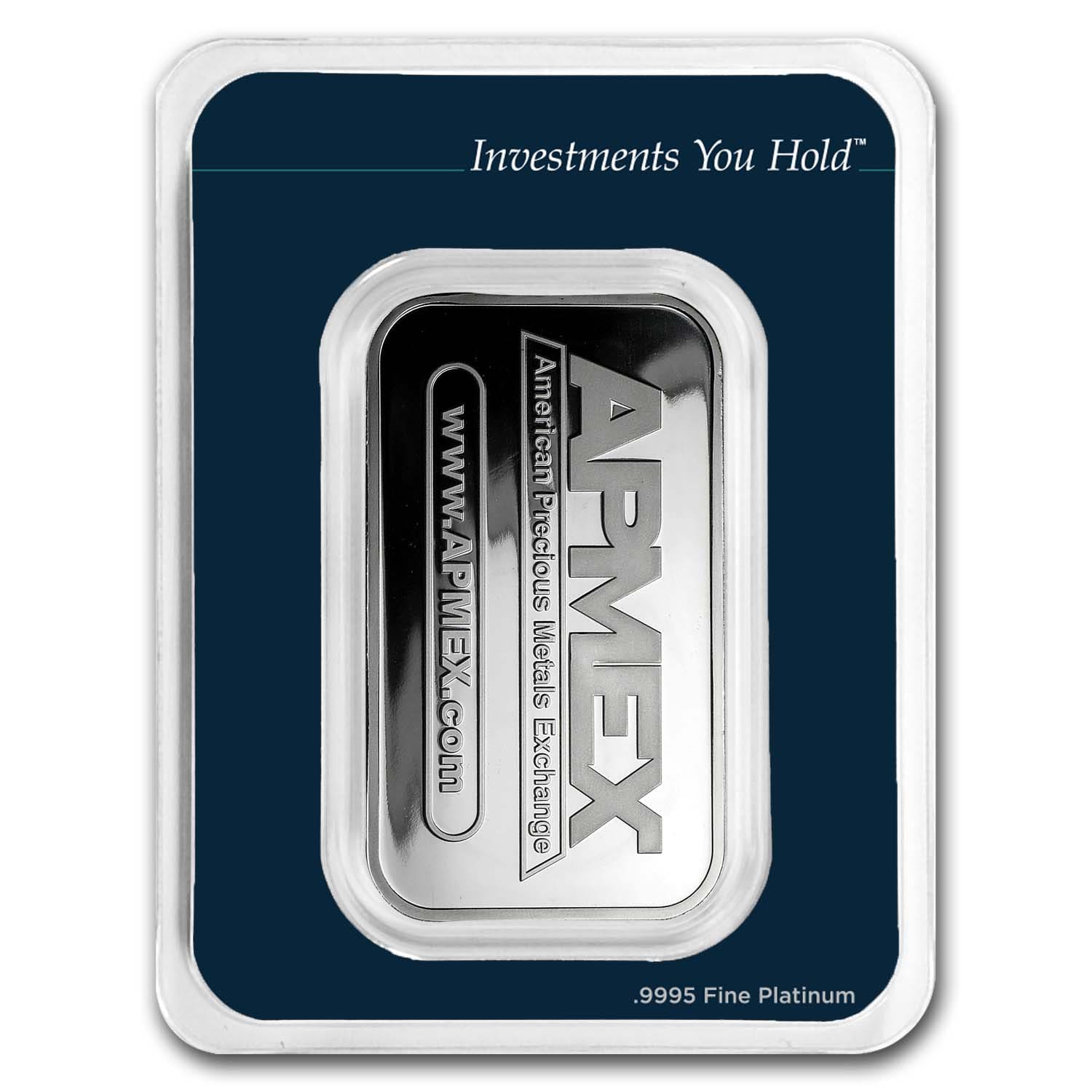 1 oz Platinum Bar - APMEX (In TEP)