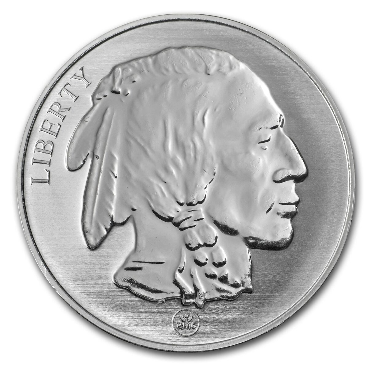 1 oz Silver Round - Reverse Proof Buffalo Design