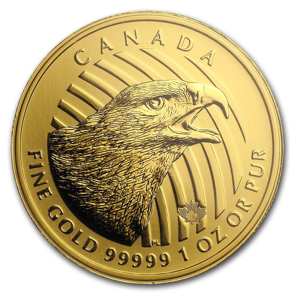 2018 Canada 1 oz Golden Eagle .99999 BU (Assay Card)