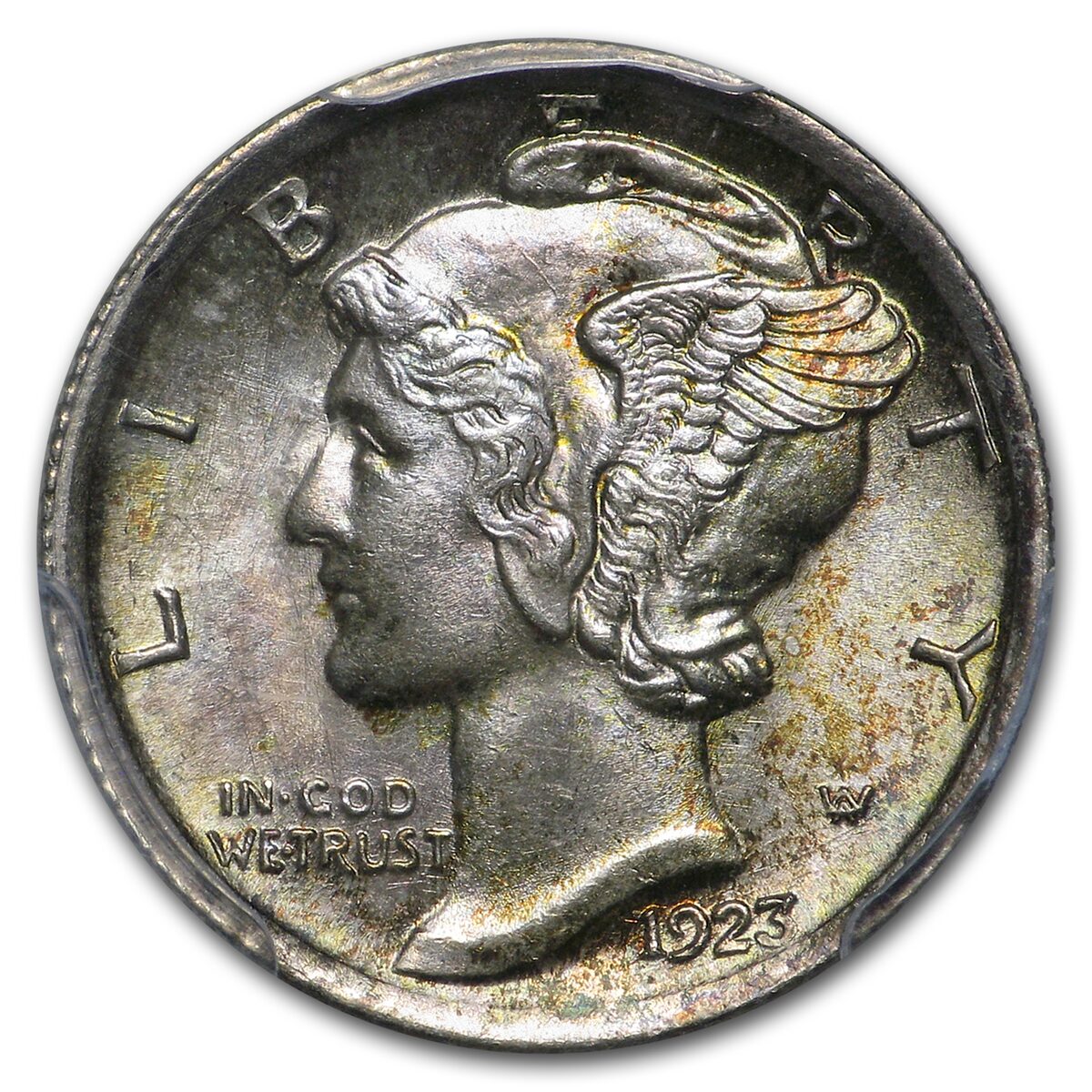 1923 Mercury Dime MS-65 PCGS (FSB)