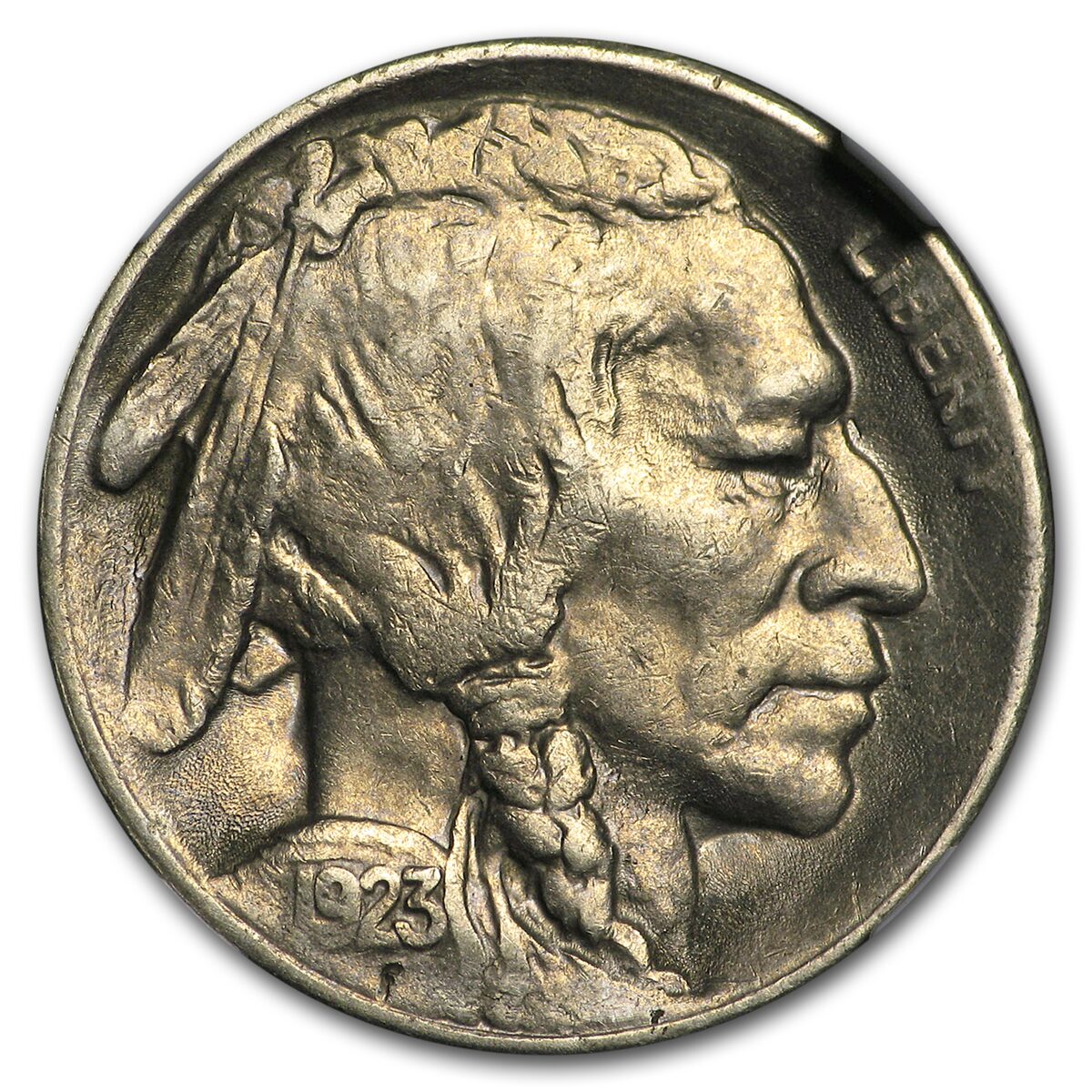 1923-S Buffalo Nickel AU-58 NGC