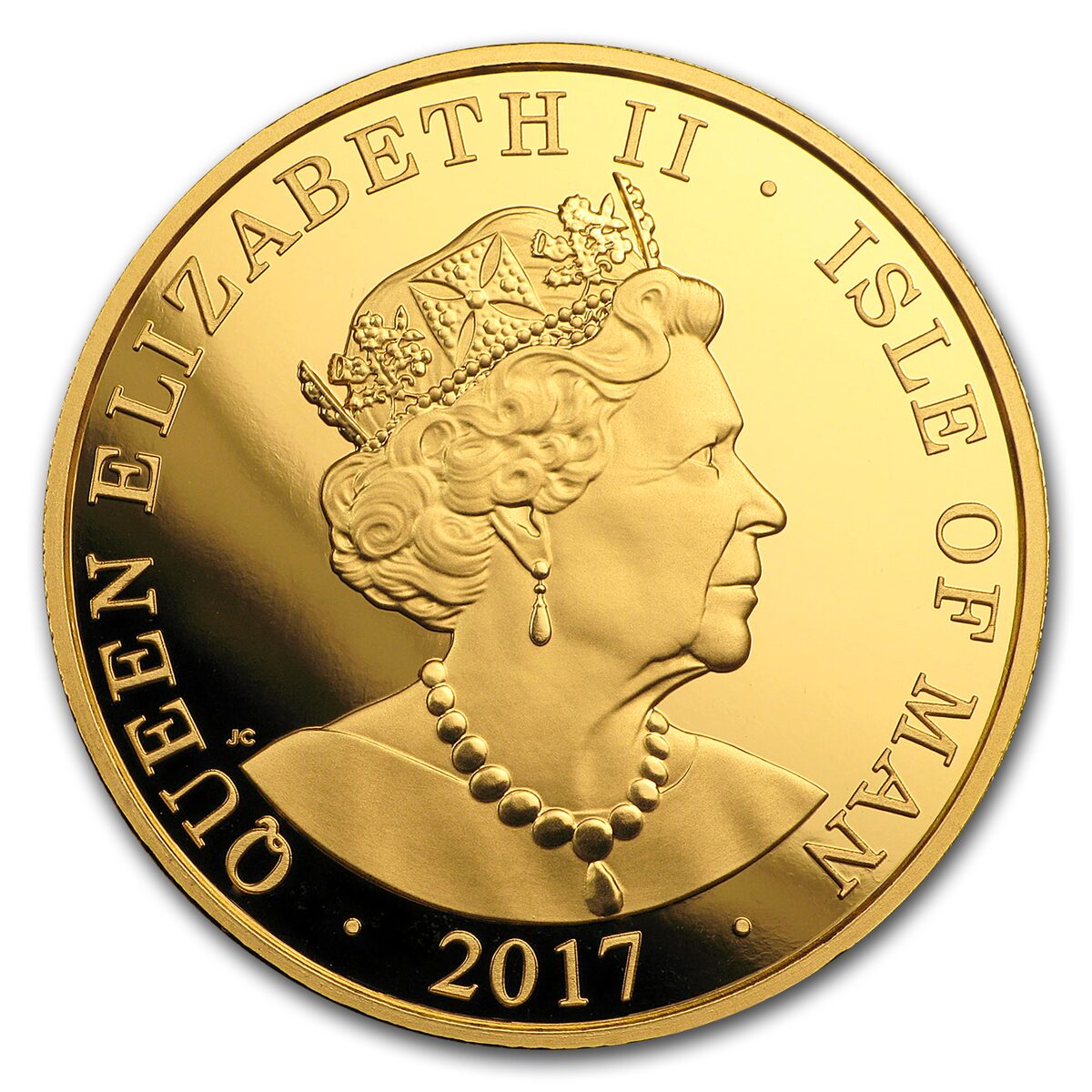 2017 Isle of Man 1 oz Gold Angel BU