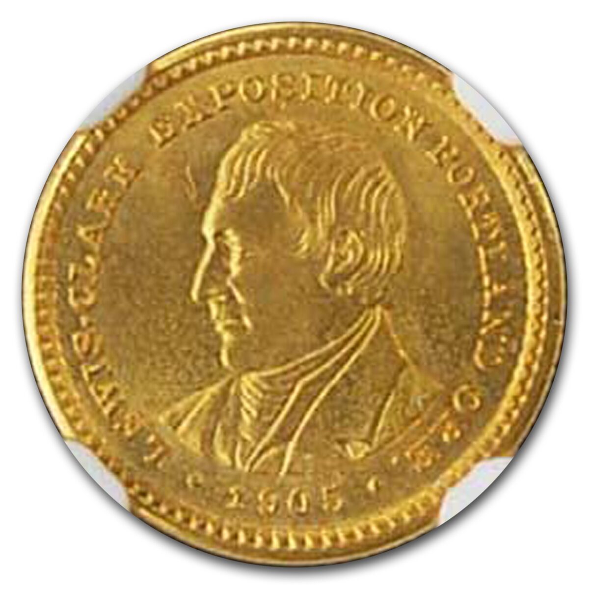1905 Gold $1.00 Lewis & Clark MS-66+ NGC