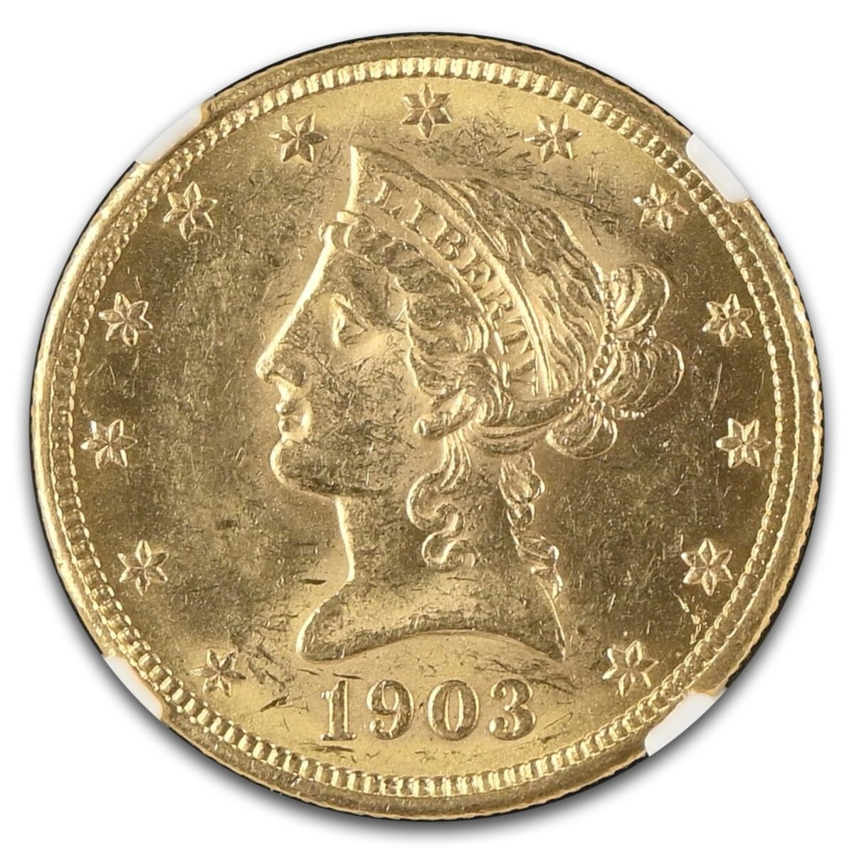 1903-O $10 Liberty Gold Eagle MS-60 NGC