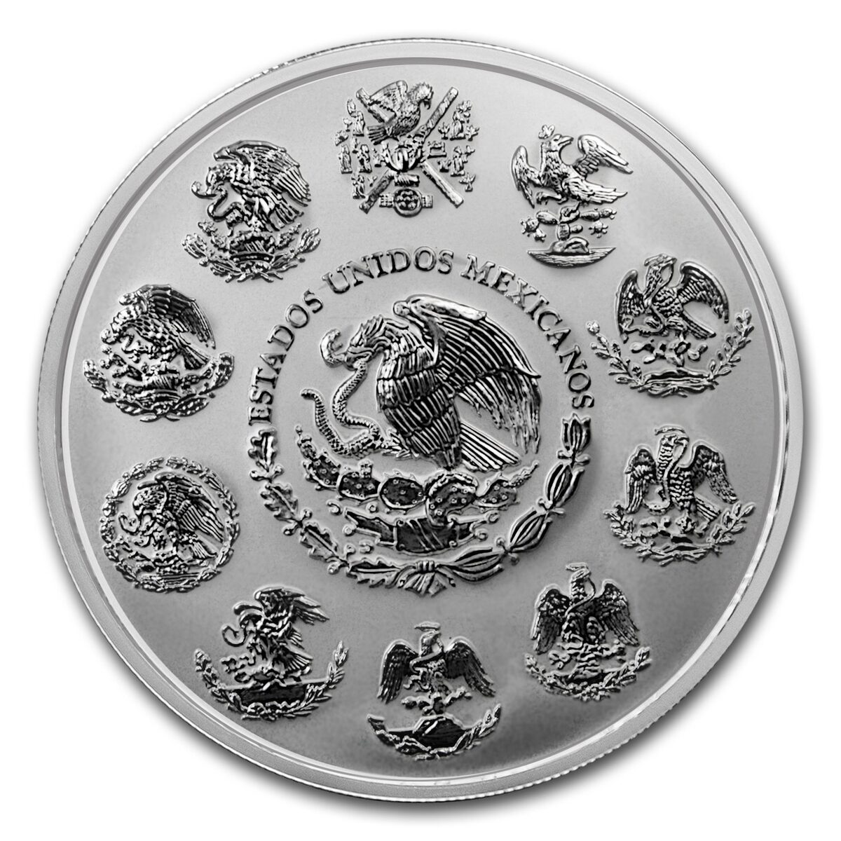 2017 Mexico 1 kilo Silver Libertad High Relief Proof Like