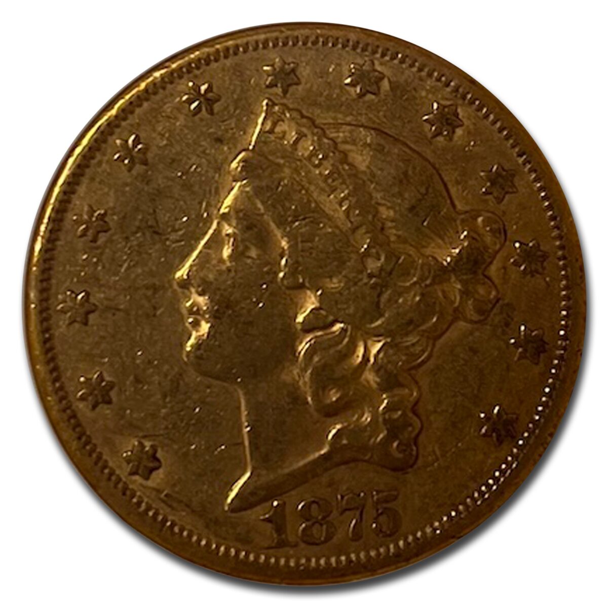 1875-CC $20 Liberty Gold Double Eagle XF-45 NGC