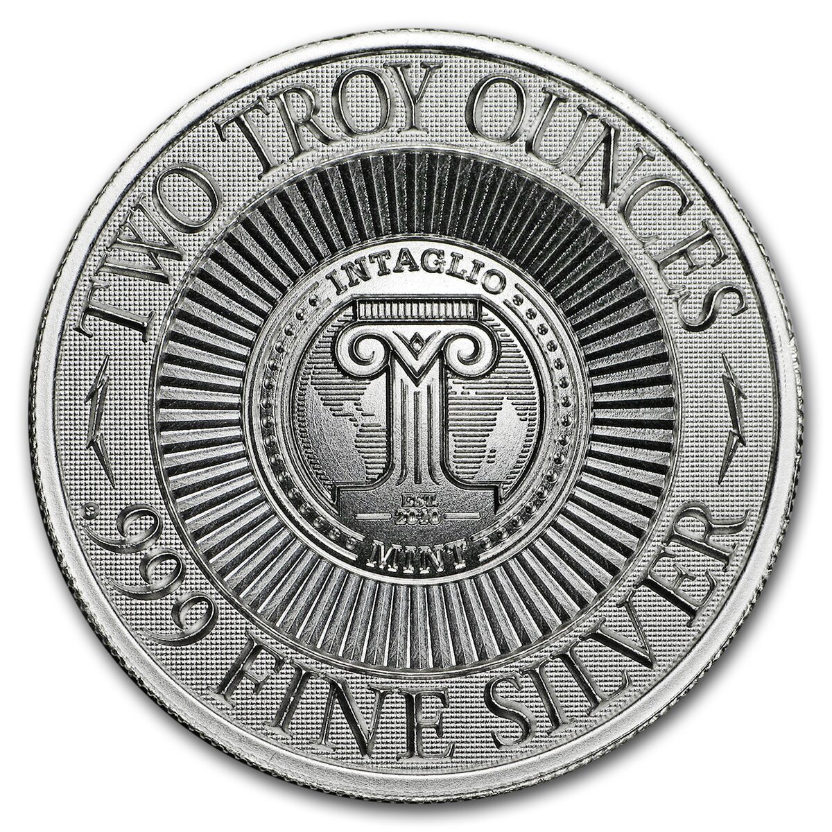 2 oz UHR Silver Round - The Silver Bug: Rhinoceros Beetle