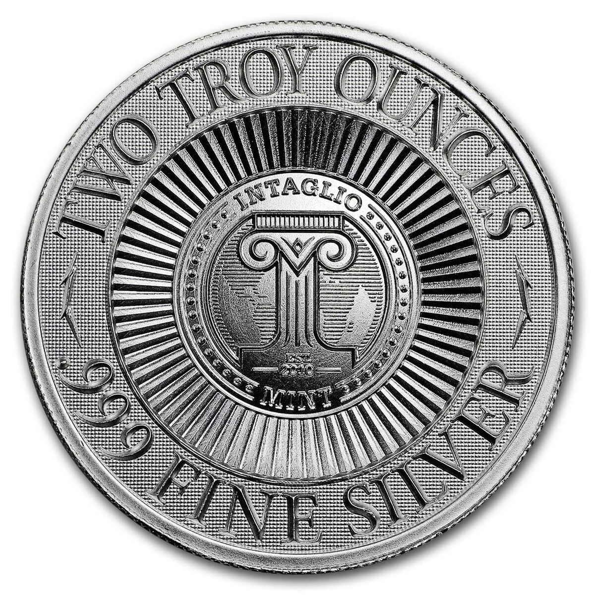 2 oz Silver Round - Deuce Head Four Skull (Type I)