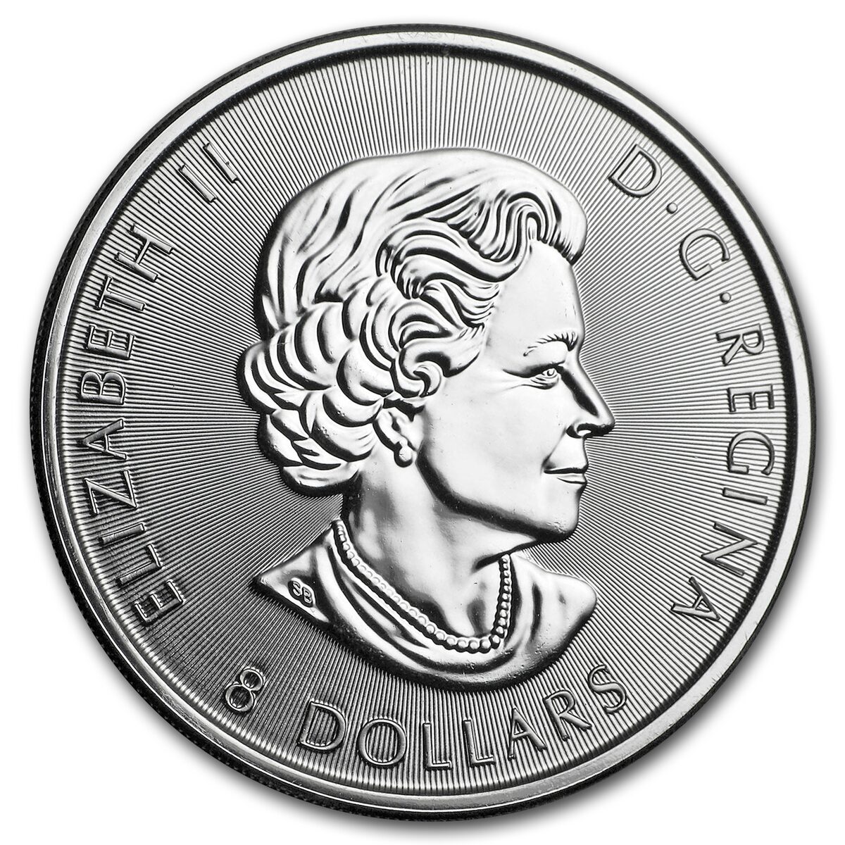 2017 Canada 1.25 oz Silver $8 Bison BU