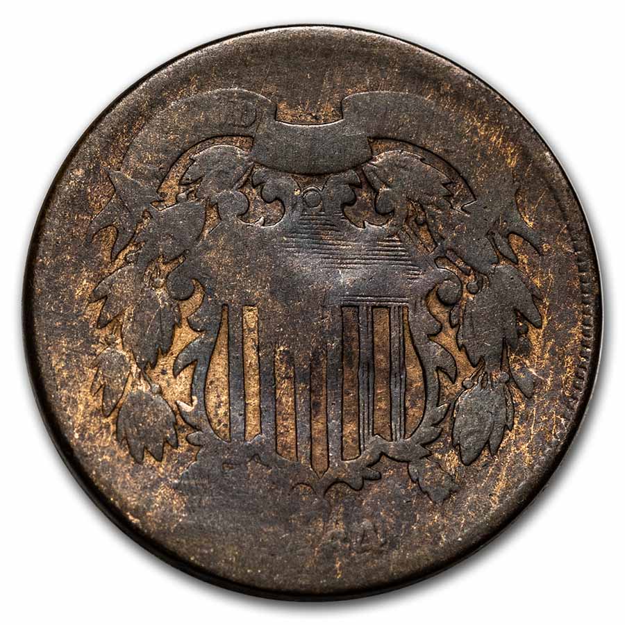 1864-1872 Two Cent Piece Culls