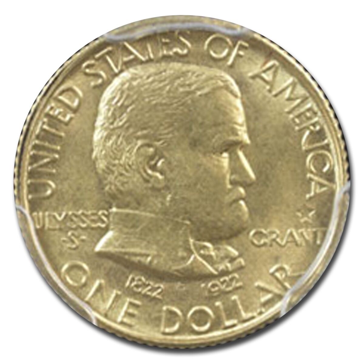 1922 Gold $1.00 Grant w/Star MS-63 PCGS