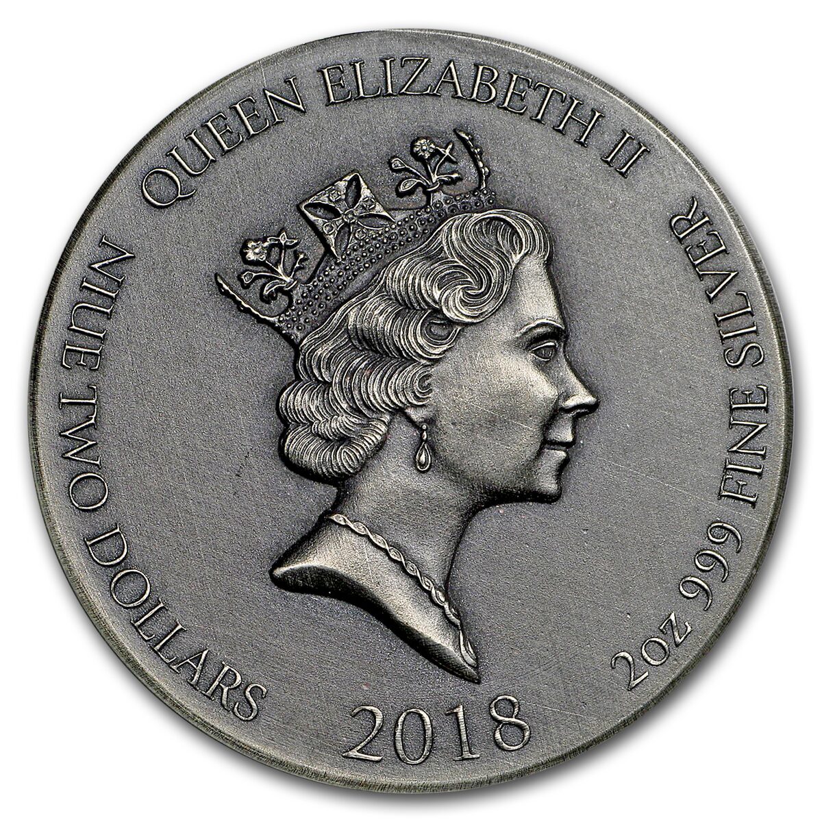 2018 2 oz Silver Coin - Biblical Series (Noah's Dove)