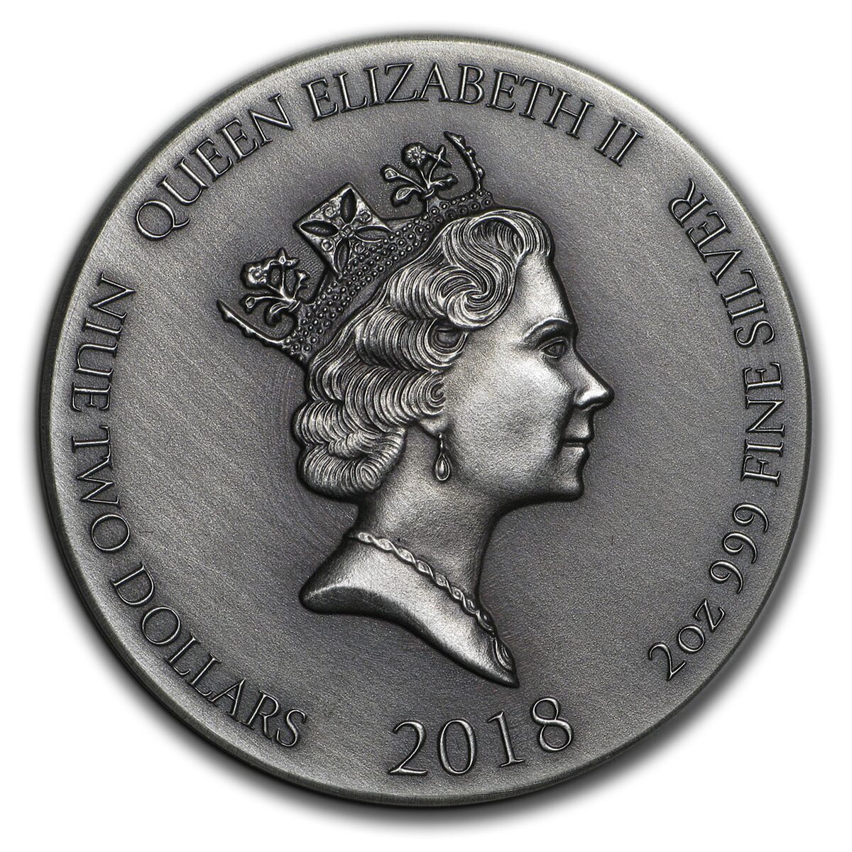 2018 2 oz Silver Coin - Biblical Series (Temptation of Jesus)
