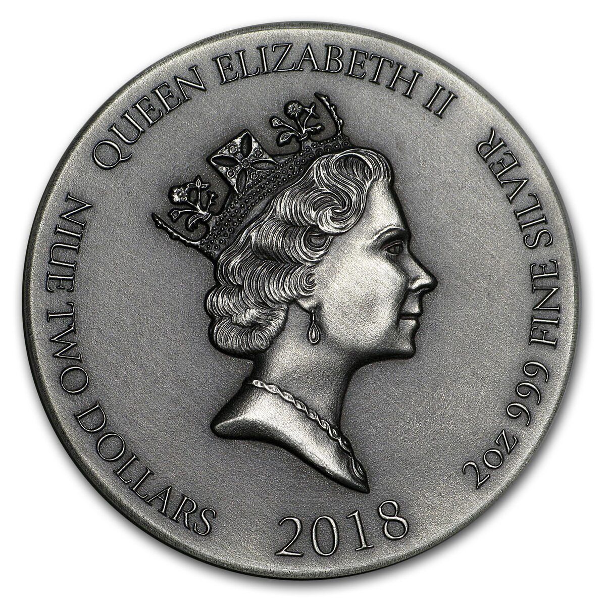 2018 2 oz Silver Coin - Biblical Series (Ascension of Christ)