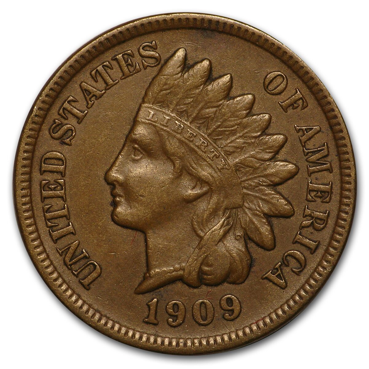 1909-S Indian Head Cent XF