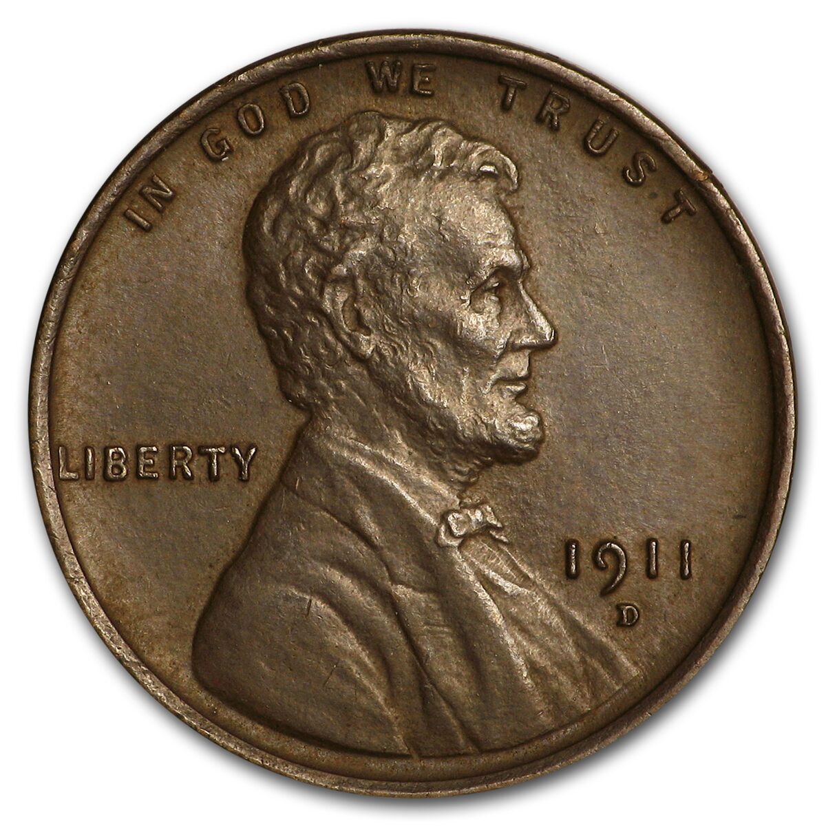 1911-D Lincoln Cent AU
