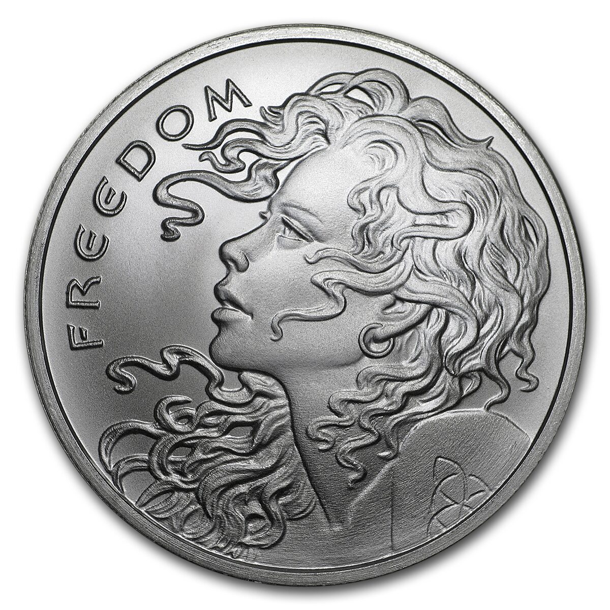2018 1 oz Silver Shield Round - Freedom Girl