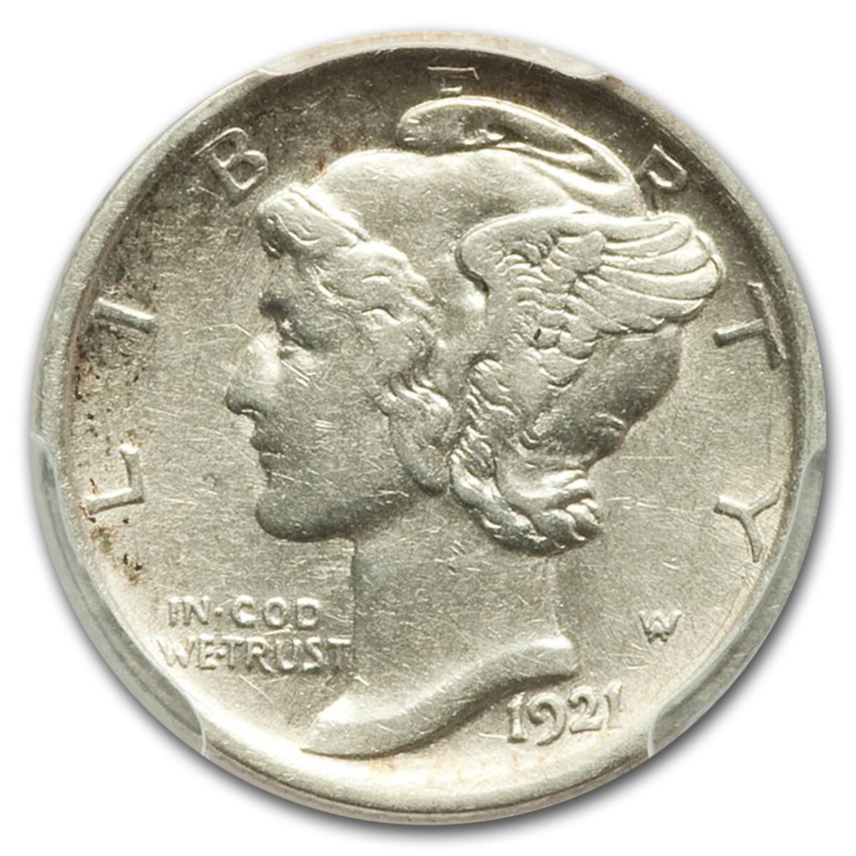 1921 Mercury Dime XF-40 PCGS