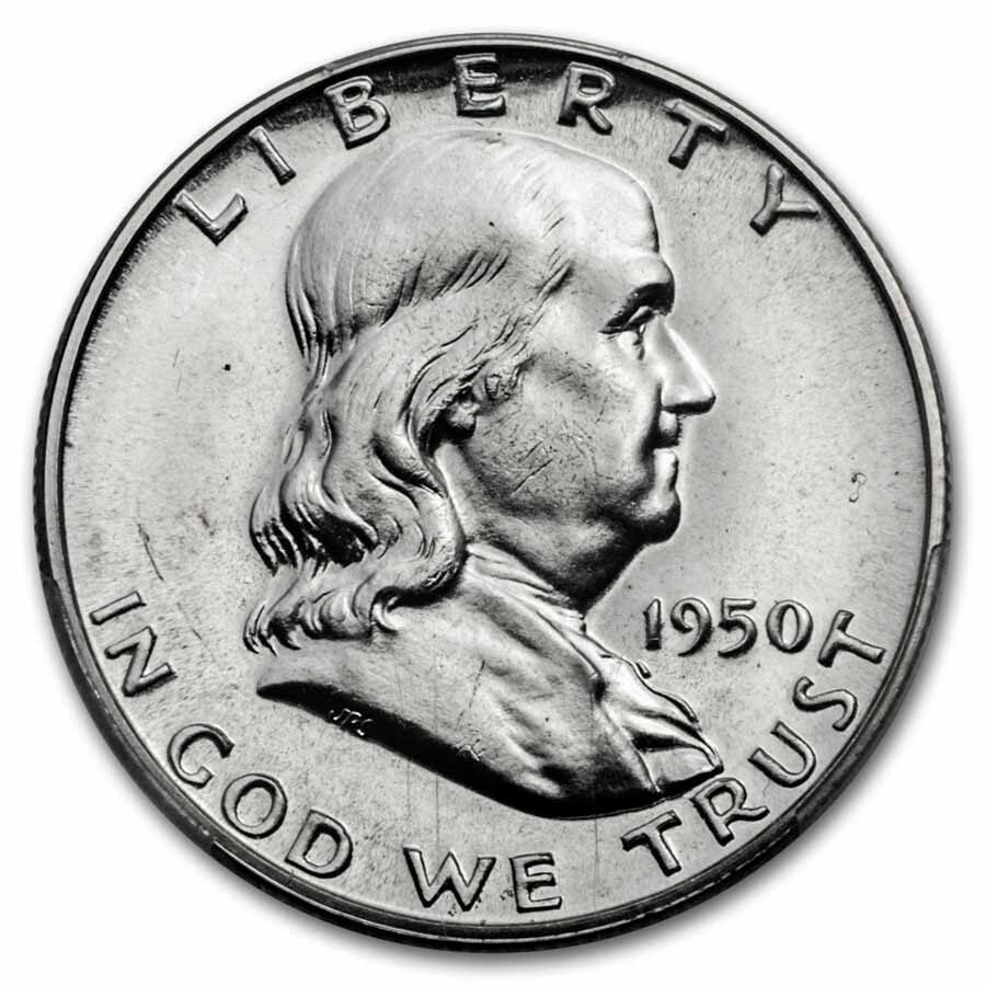 1950 Franklin Half Dollar PR-67 PCGS