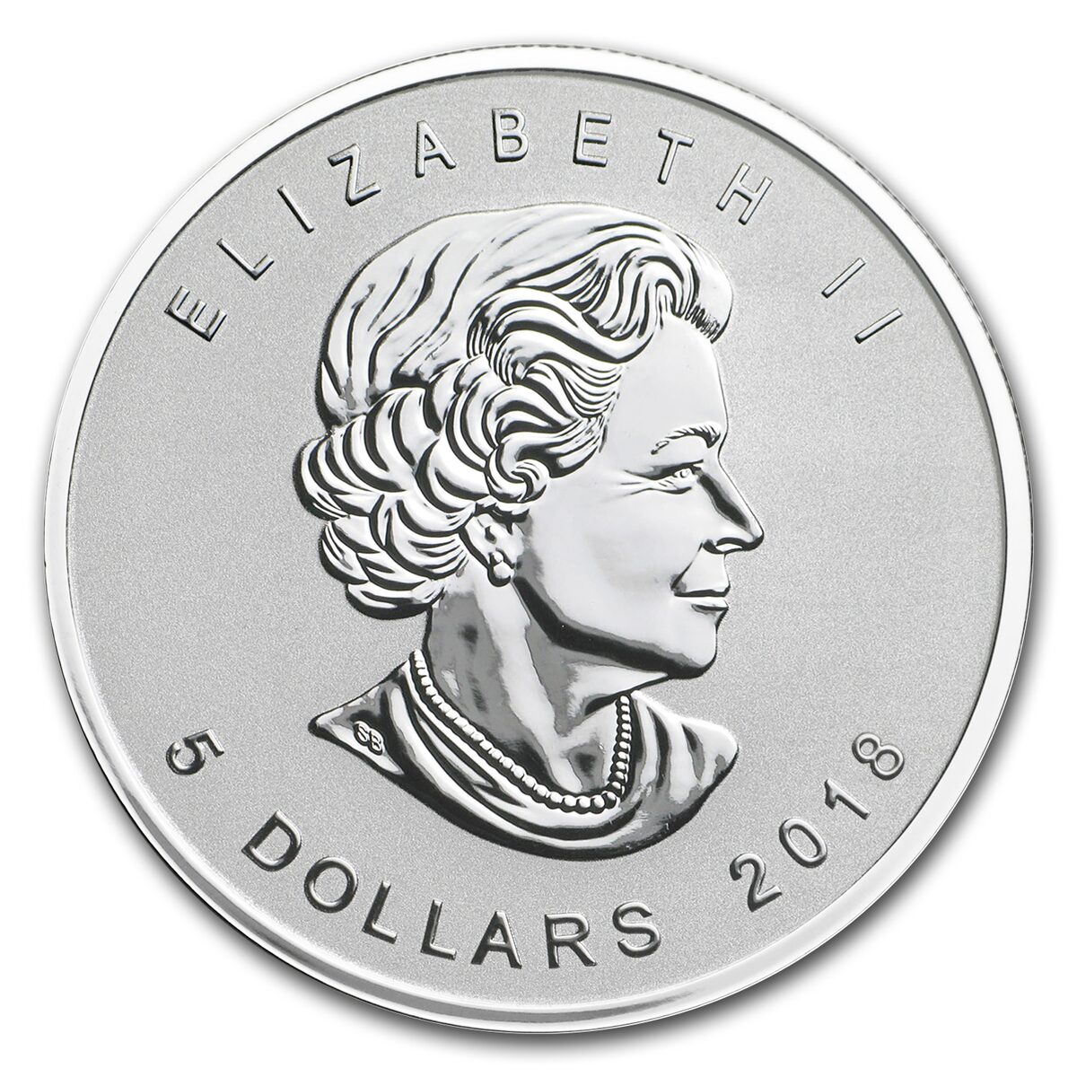 2018 Canada 1 oz Silver Maple Leaf Lunar Dog Privy BU