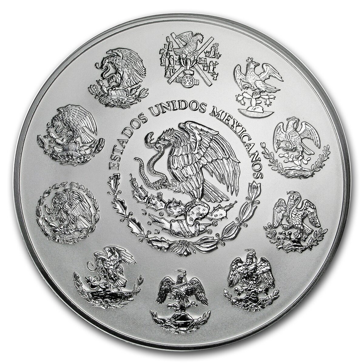 2018 Mexico 1 kilo Silver Libertad Proof Like (w/Box & COA)