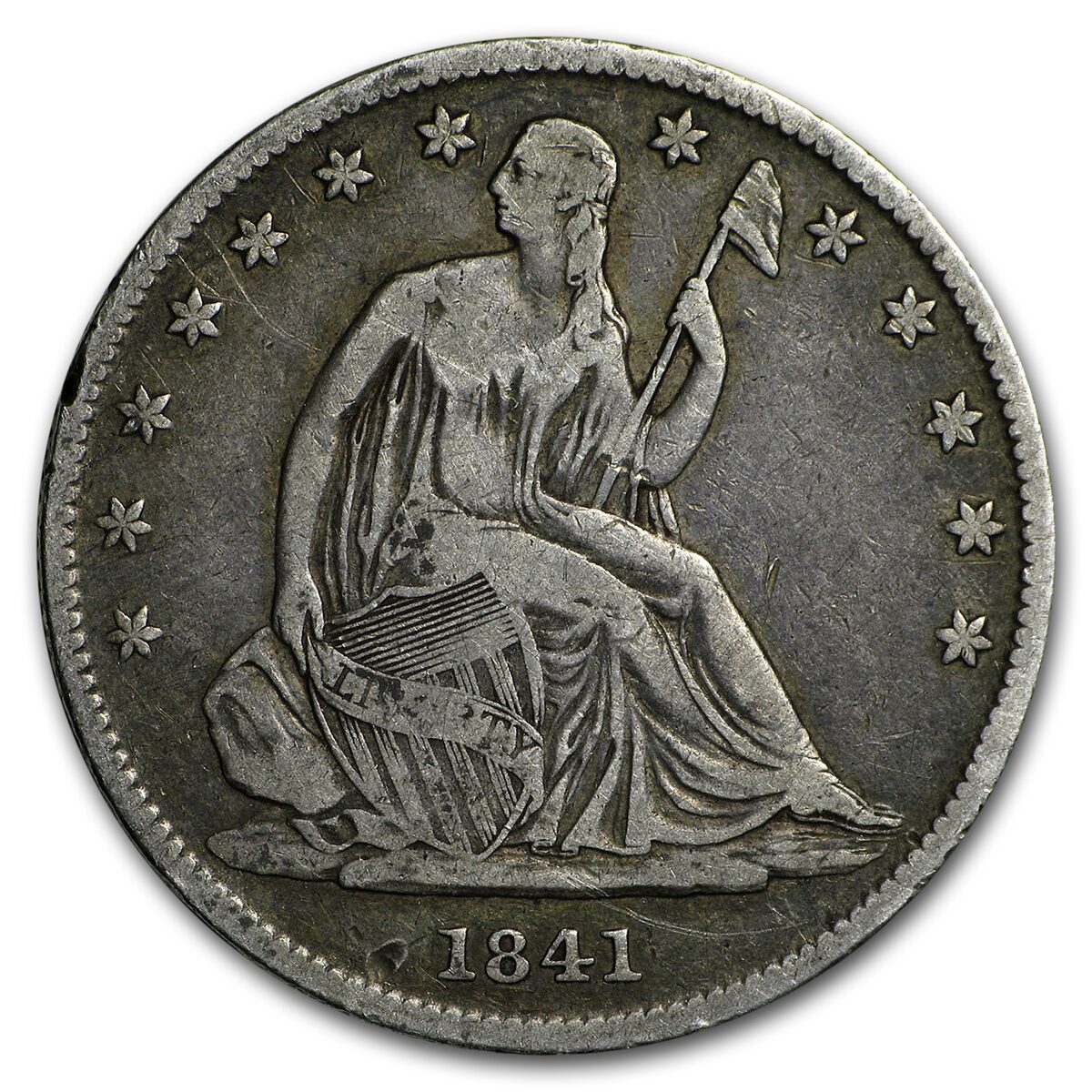 1839-1891 Liberty Seated Half Dollars Fine