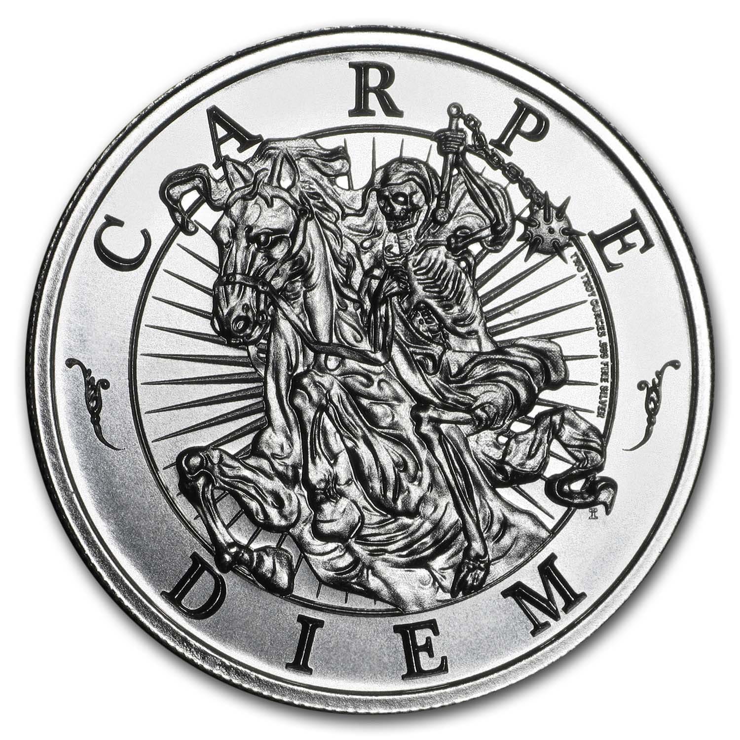 2 oz Silver Round - Latin Allure Series: Memento Mori