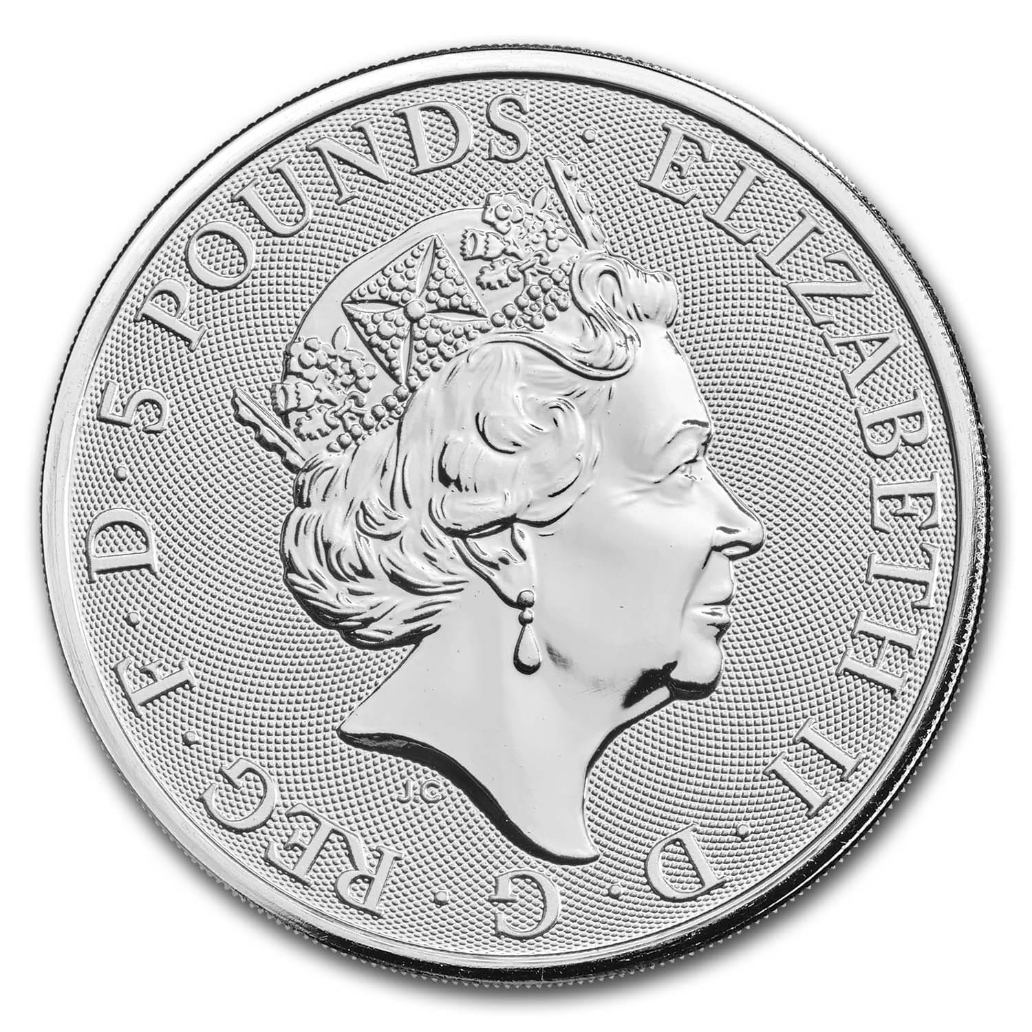 2018 Great Britain 2 oz Silver Queen's Beasts The Bull