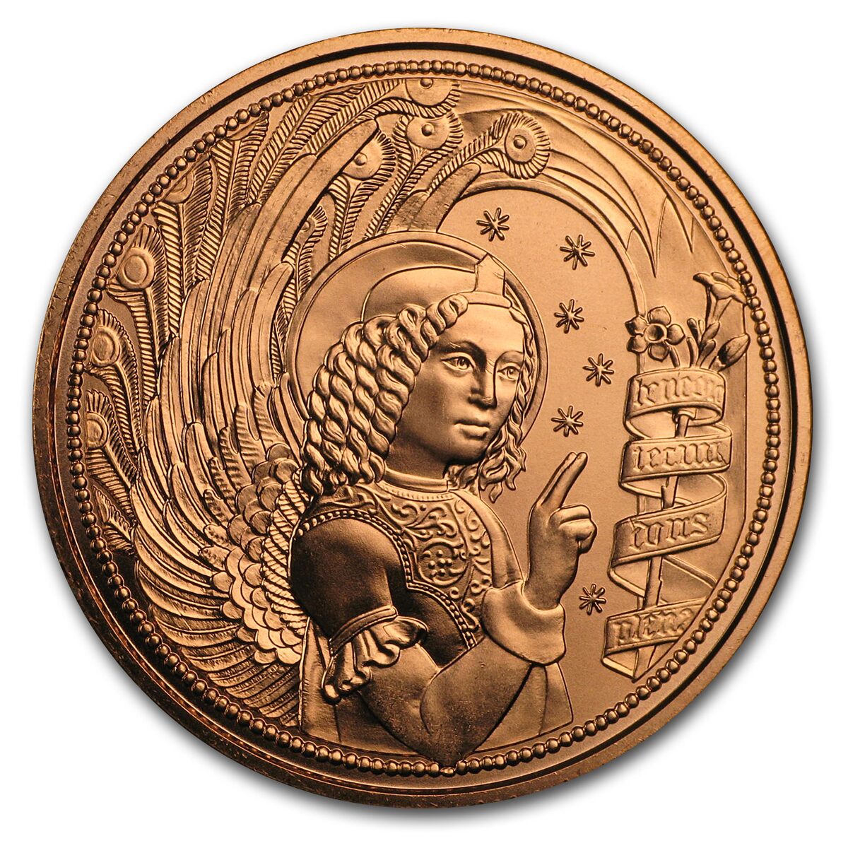 2017 Austria Copper €10 Guardian Angels (Gabriel)