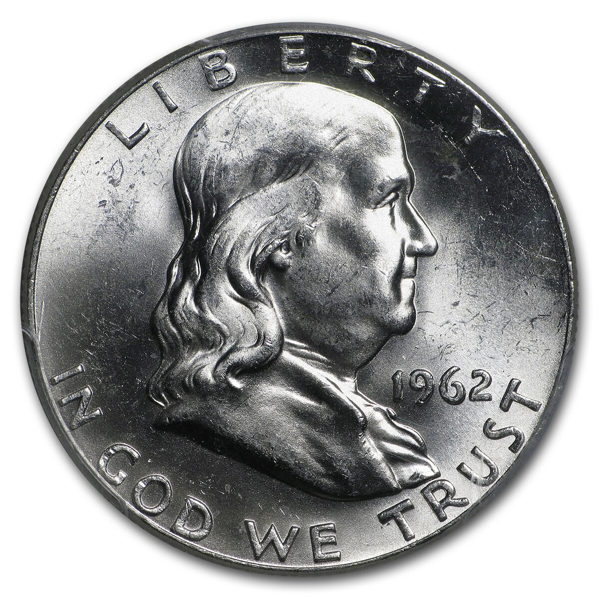 1962-D Franklin Half Dollar MS-64 PCGS (FBL)
