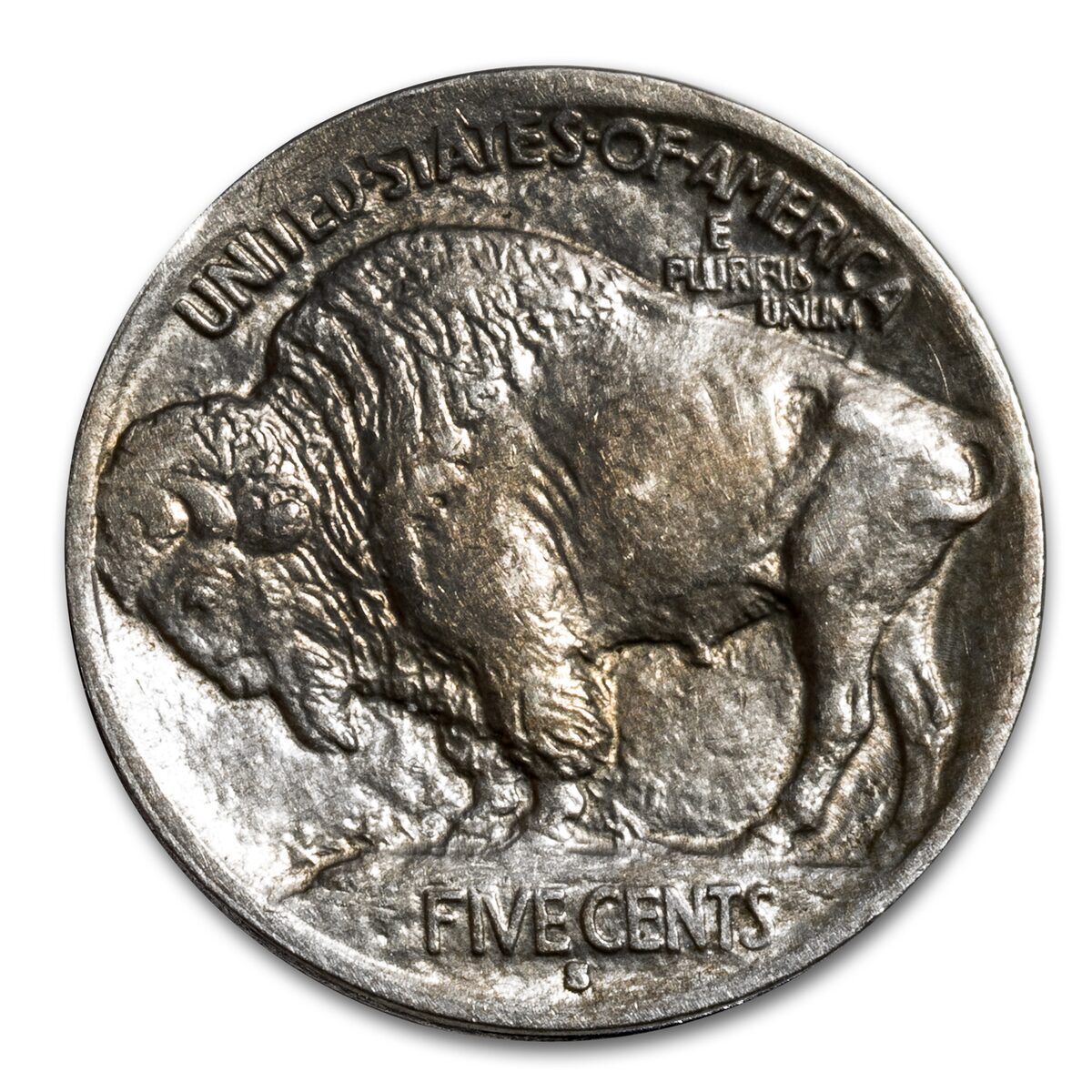 1913-S Type-I Buffalo Nickel AU