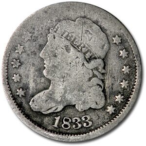 1829-1837 Capped Bust Half Dimes Culls