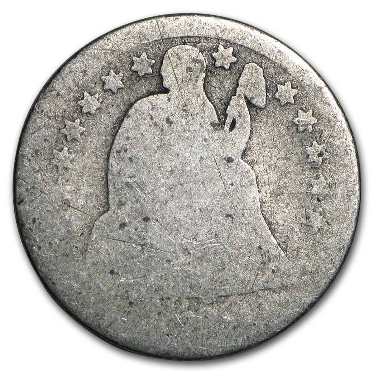 1837-1891 Liberty Seated Dimes Culls