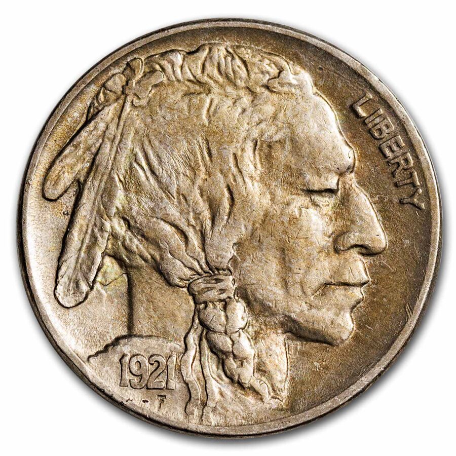 1921 Buffalo Nickel AU