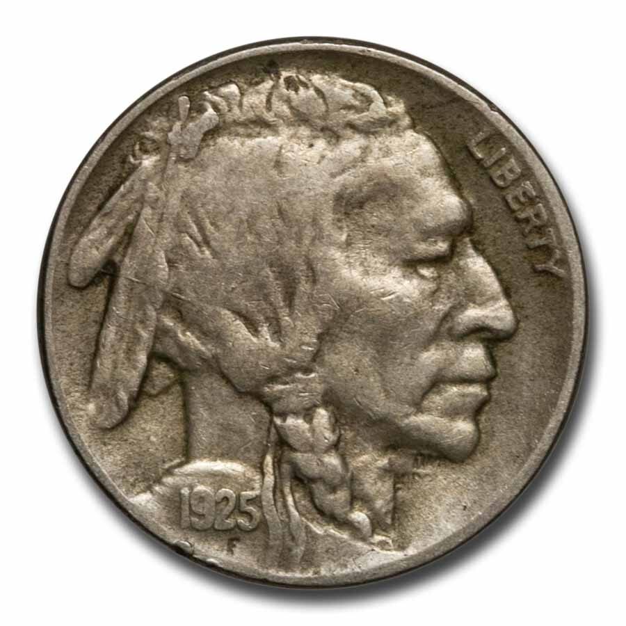 1925-D Buffalo Nickel XF