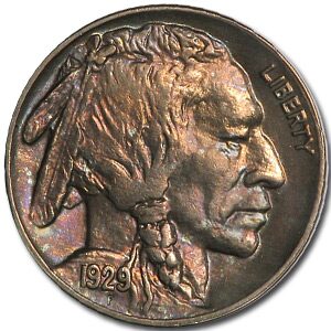 1929 Buffalo Nickel AU