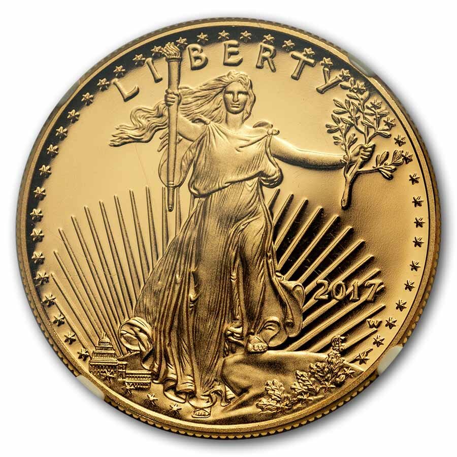 2017-W 1 oz Proof American Gold Eagle PF-70 UCAM NGC