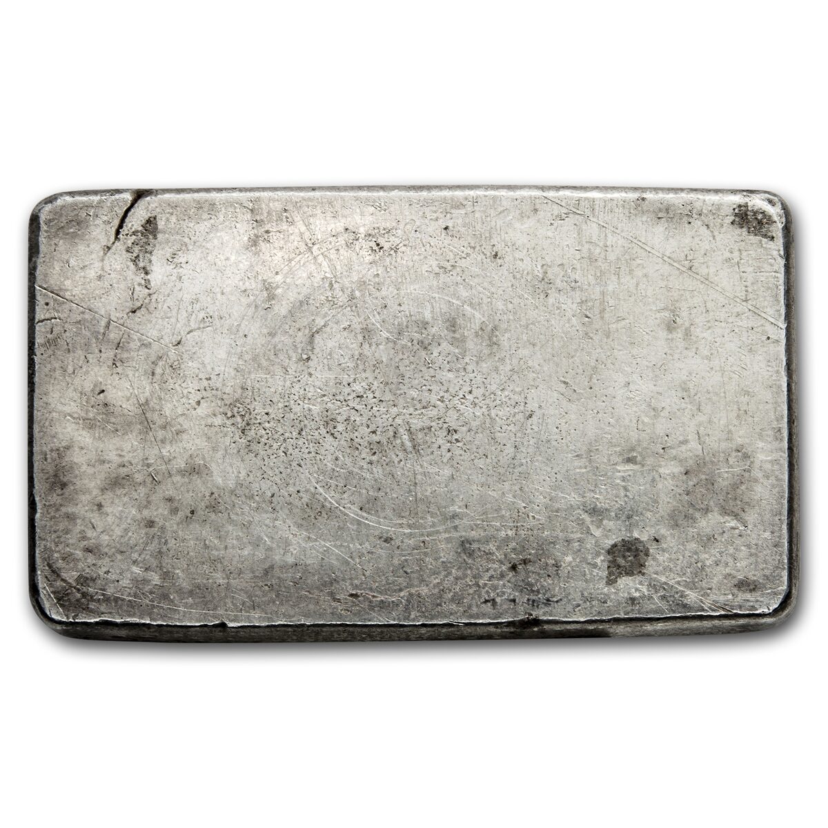 10 oz Silver Bar - Engelhard (6th Gen, "P" Prefix, Cast Poured)