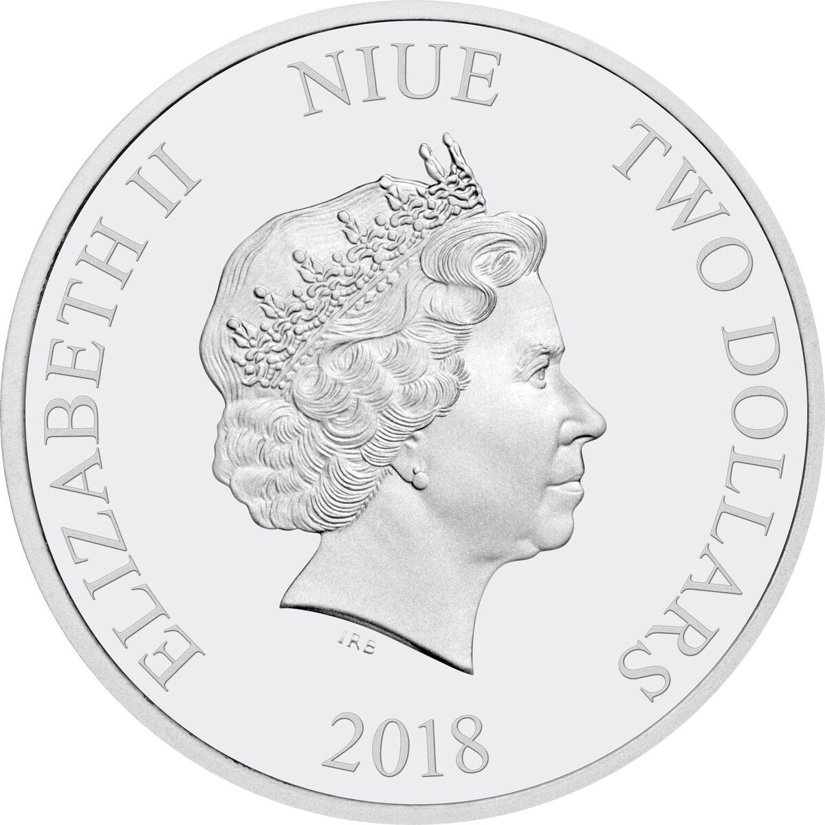 2018 Niue 1 oz Silver $2 Star Wars Jabba the Hutt (w/Box & COA)