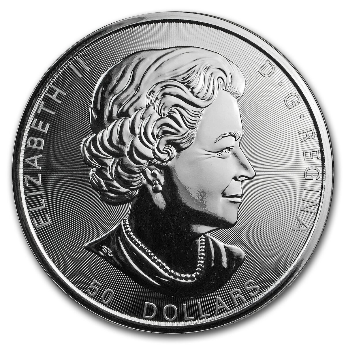 2018 Canada 10 oz Silver $50 Magnificent Maple Leaves BU